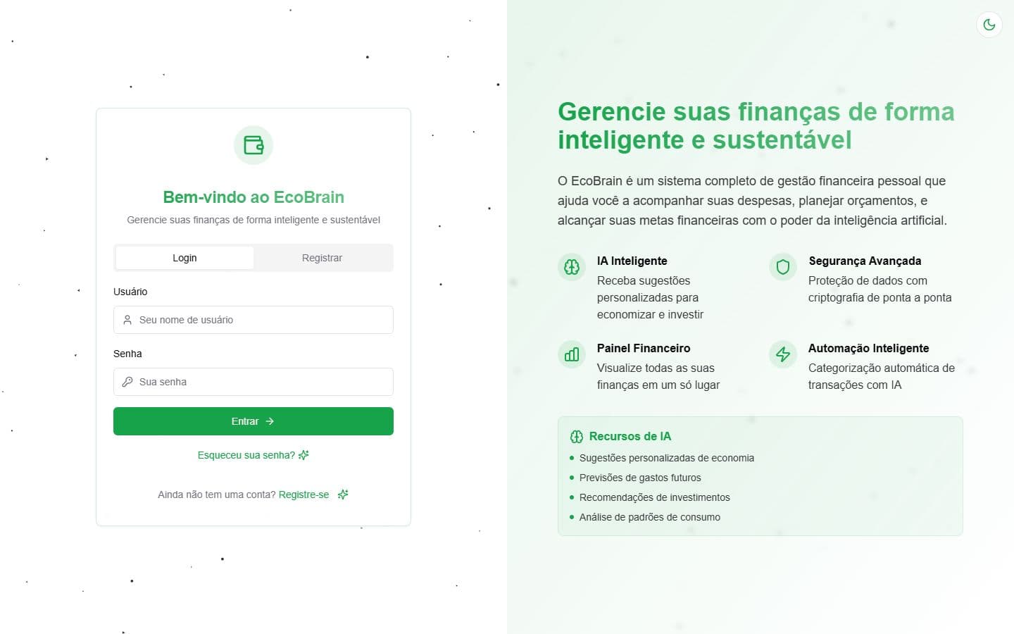 Captura de tela de EcoBrain